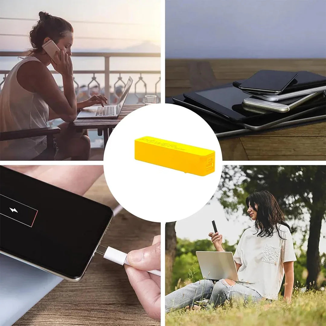 Portable Power Bank 2600mAh – Compact USB Charger for Smartphones - Jaiman Toys