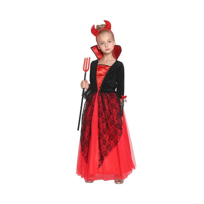 Vicious Devil Costume  for Girls – Pure Hellish Charm & Themed Party Dress
