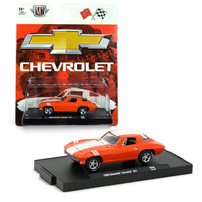 M2 Machines 1:64 1966 Chevrolet Corvette 427 R98 Die-Cast Scale Model Car | Collectible Classic American Sports Car