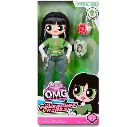 L.O.L. Surprise! O.M.G. The Powerpuff Girls Buttercup 10-Inch Fashion Doll with  Accessories