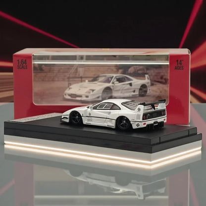 Street Warrior 1:64 Scale  Ferrari F40 LBWK Diecast Car Model-White