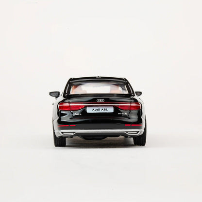 Audi A8L 2021 Black 1:64 Scale Die-Cast Model Car by Masdi – Luxury Sedan Collectible Miniature