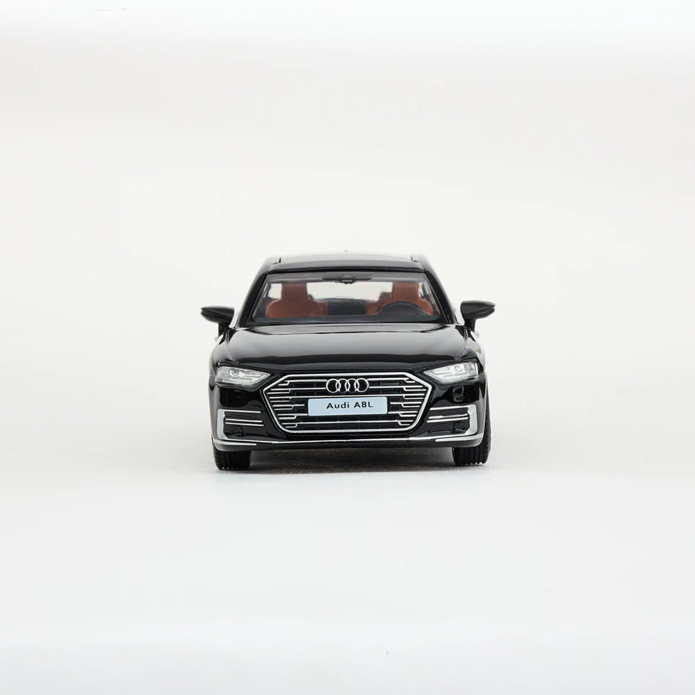 Audi A8L 2021 Black 1:64 Scale Die-Cast Model Car by Masdi – Luxury Sedan Collectible Miniature