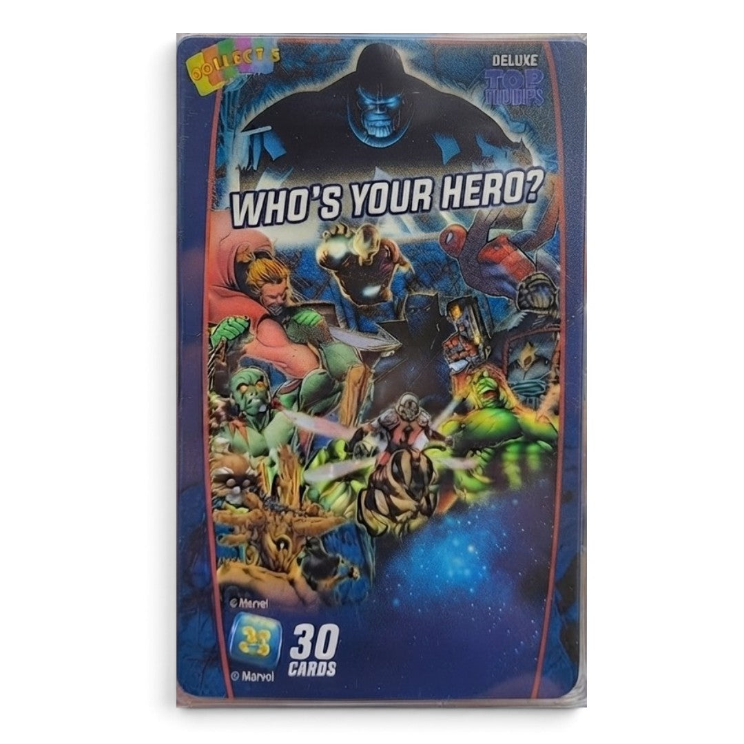 Top Trumps Marvel “Who’s Your Hero?” Deluxe  Card Game – 30 Cards – Rare 2015 Collectible Edition