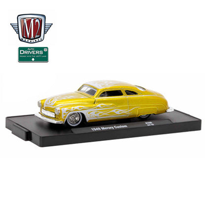 M2 Machines Auto-Drivers R108 1949 Mercury Custom 1:64 Diecast Model Car