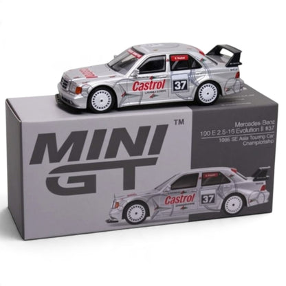 MINI GT 1:64 Mercedes-Benz 190E Evolution II #37 Diecast Racing Car – 1995 SE Asia Touring Car Championship