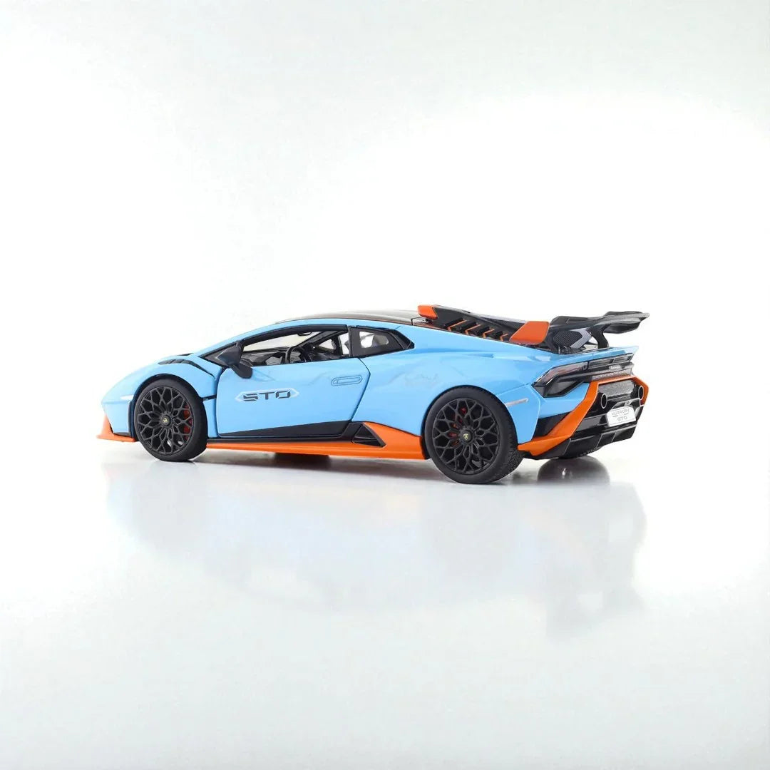 Rastar 1:18 Lamborghini Huracán STO Diecast Model Car – Blue (63800) - Jaiman Toys