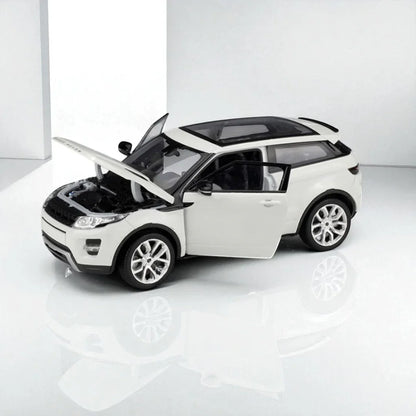 WELLY 1:24 Land Rover Range Rover Evoque SUV Die-Cast Car Model - White (24021) - Jaiman Toys