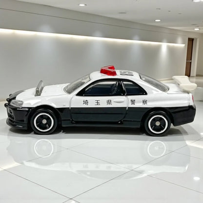 Tomica Nissan Skyline GT-R (BNR34) Patrol – Diecast Police Car Model | Collectible Miniature