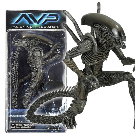 NECA Aliens Warrior Alien vs Predator AVP Black 7" Action Figure 1:12 Series 7