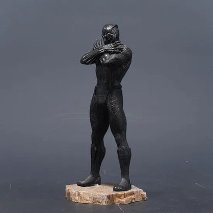 Marvel Black Panther Collectible Statue (22 cm)  – Wakanda Superhero Display Figure with Base