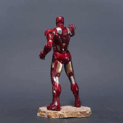 Marvel Iron Man Collectible Statue (9 Inch)  – Avengers Superhero Display Figure with Base