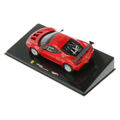 Hot Wheels 1:43 Ferrari 458 Italia GT2 Red Die-Cast Model Car | Premium Ferrari Racing Collectible