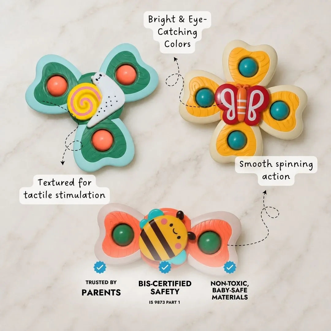 LiLLBUD Twisty Spinner Set of 3