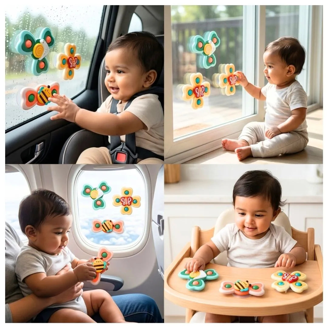 LiLLBUD Twisty Spinner Set of 3