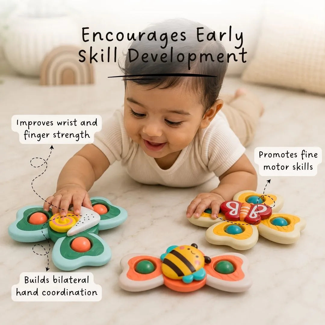 LiLLBUD Twisty Spinner Set of 3
