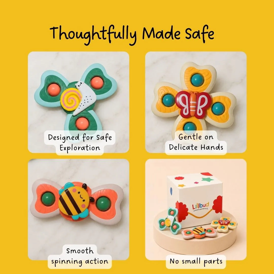 LiLLBUD Twisty Spinner Set of 3
