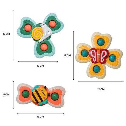 LiLLBUD Twisty Spinner Set of 3