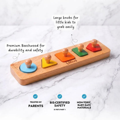 LiLLBUD Fit the Shapes Puzzle Classic
