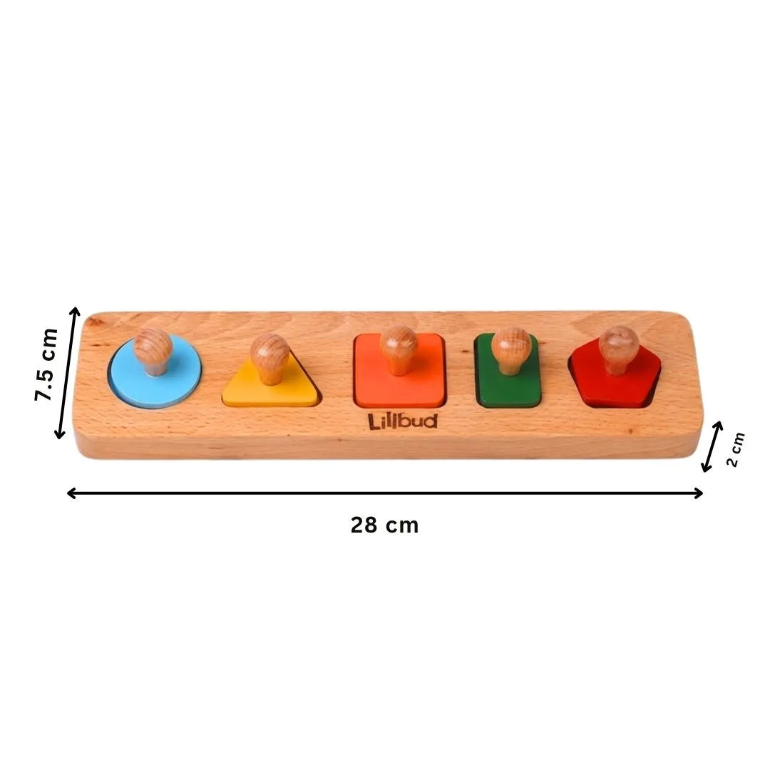 LiLLBUD Fit the Shapes Puzzle Classic