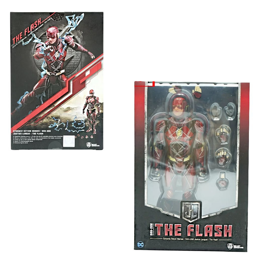 DC Justice League- Dynamic 8ction Heroes :The Flash Exclusive 1/9TH Action Figure DAH-006 Age 15+