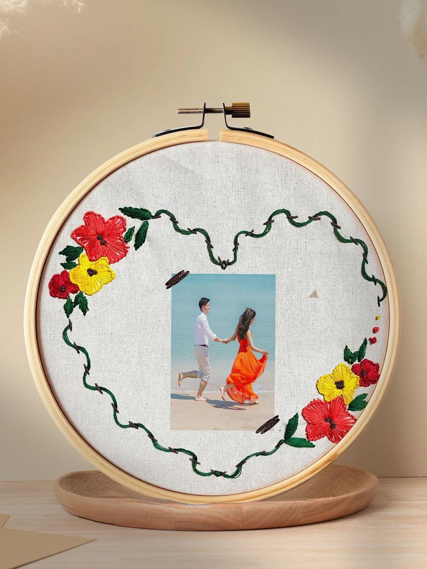 Photo on Hoop - DIY Petals of Love kit by Dastkhat - Jaiman Toys