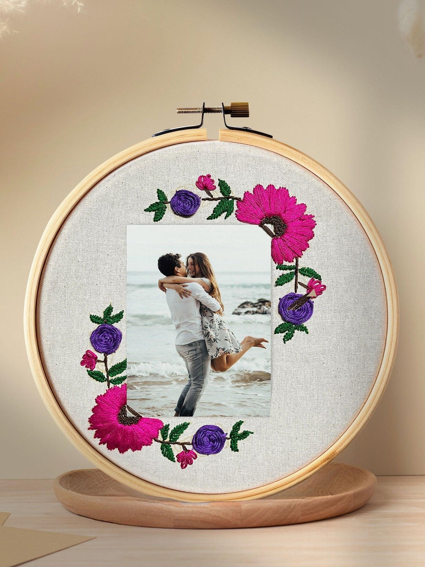 Photo on Hoop - DIY Sunflower kit by Dastkhat - Jaiman Toys