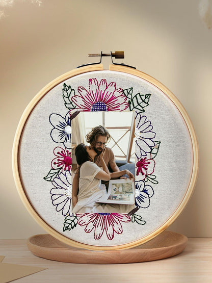 Photo on Hoop - DIY Daisy Mirror kit by Dastkhat - Jaiman Toys