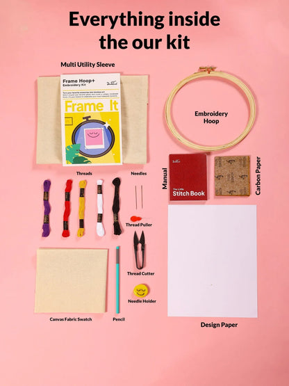 DIY Embroidery Photo Frame Kit by Dastkhat - Jaiman Toys