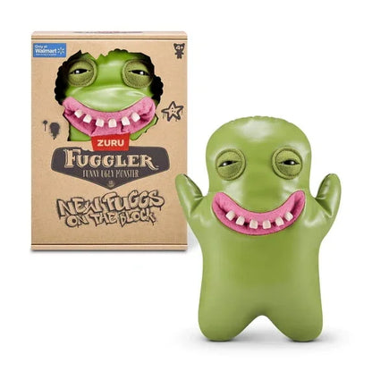Fuggler New Fuggs on the Block 9 inch (Shameless Goof), Funny Ugly Monster Soft Plush Toy by ZURU- New Fuggs on the Block” Edition (Green) - Jaiman Toys
