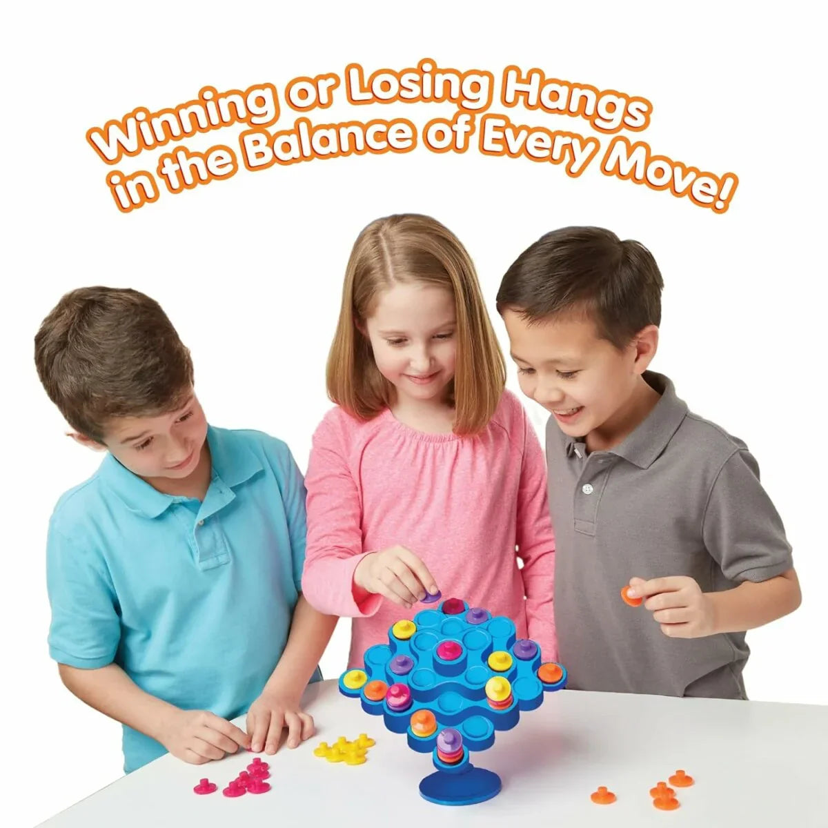Funskool Topple Strategy Board Game for Kids | Families Educational Fun 2 To 4 Players Family Fun Learning Activity Toy | 6+Years