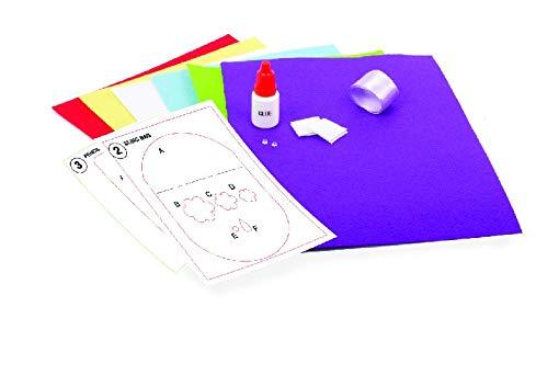 Funskool Handy Crafts Felt Craft DIY Kit for Kids 5+ Years | Make Sling Bag, Phone Sleeve, Pencil Pouch & Keyring Accessories | Creative Art & Craft Activity Kit