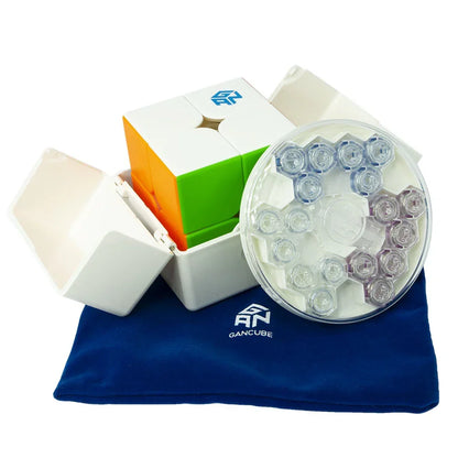 GANCUBE GAN 251 M Pro 2X2 Stickerless Magic Cube Puzzle, Adult