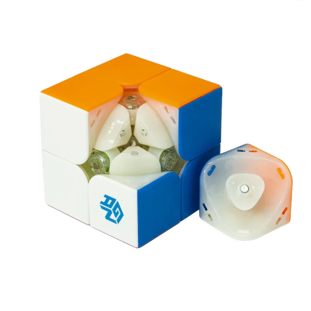 GANCUBE GAN 251 M Pro 2X2 Stickerless Magic Cube Puzzle, Adult