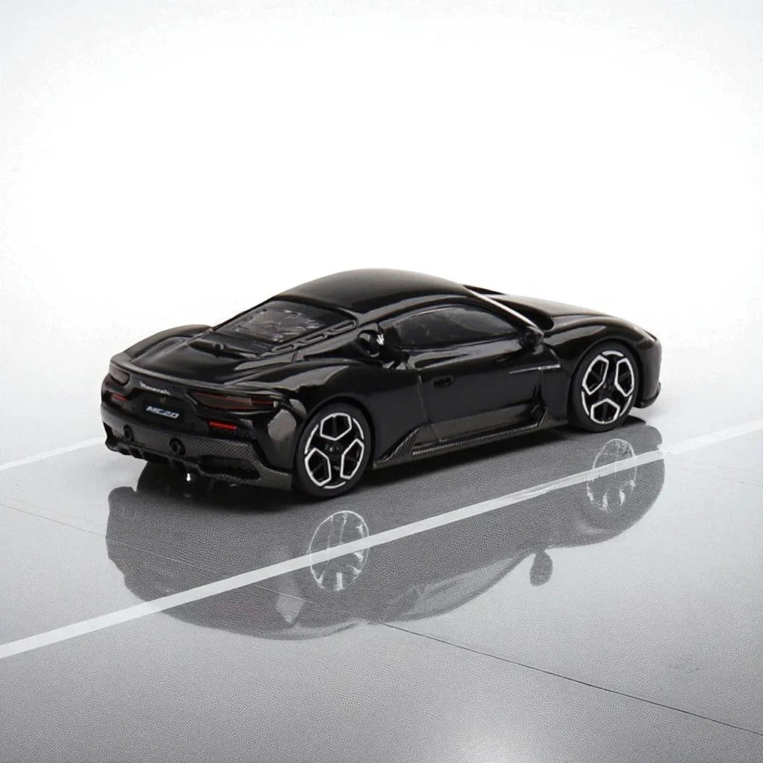 RMZ Hobby 1:32 Maserati MC20 Die-Cast Model Car – Black with Openable Doors, Pull-Back Action, Light & Sound (664982) - Jaiman Toys