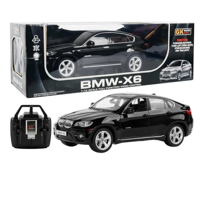 Guokai 1:10 BMW X6 Model Remote Control Car – Officially Licensed RC Supercar with 2.4GHz Control, Functional LED Lights & High-Speed Performance for Kids & Hobbyists