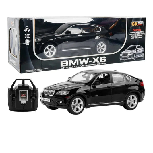 Guokai 1:10 BMW X6 Model Remote Control Car – Officially Licensed RC Supercar with 2.4GHz Control, Functional LED Lights & High-Speed Performance for Kids & Hobbyists