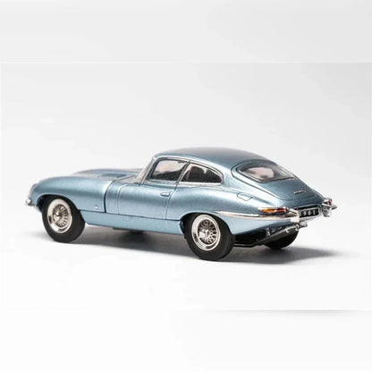 GFCC 1:64 1961 Jaguar E-Type Coupe -Ice Blue Diecast Car Model