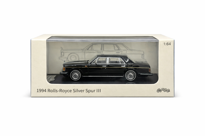 1994 Rolls-Royce Silver Spur III 1:64 Scale Diecast Model Car | Luxury Sedan Collectible
