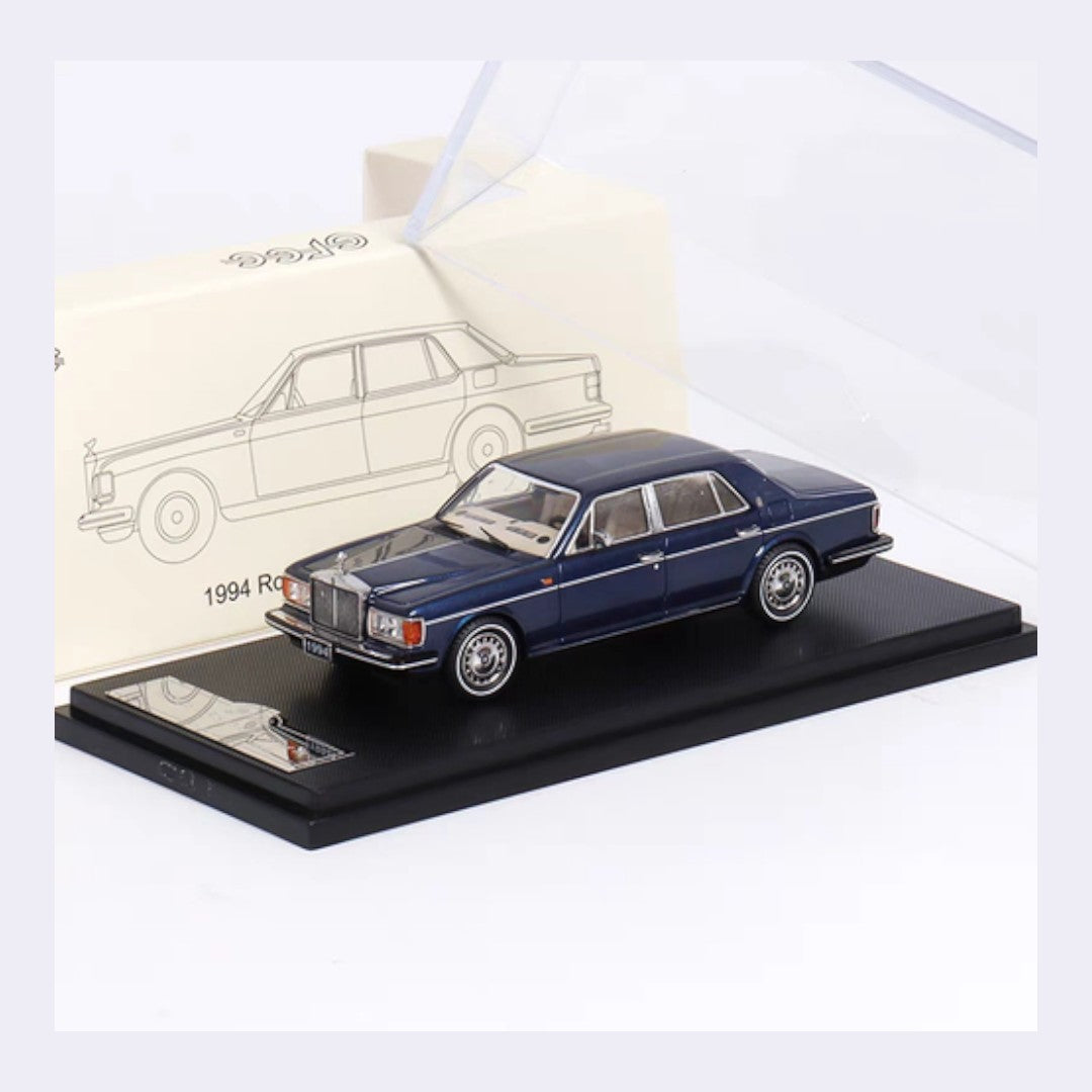 GFCC 1:64 Rolls-Royce Silver Spur III (1994) Diecast Model Car – Blue