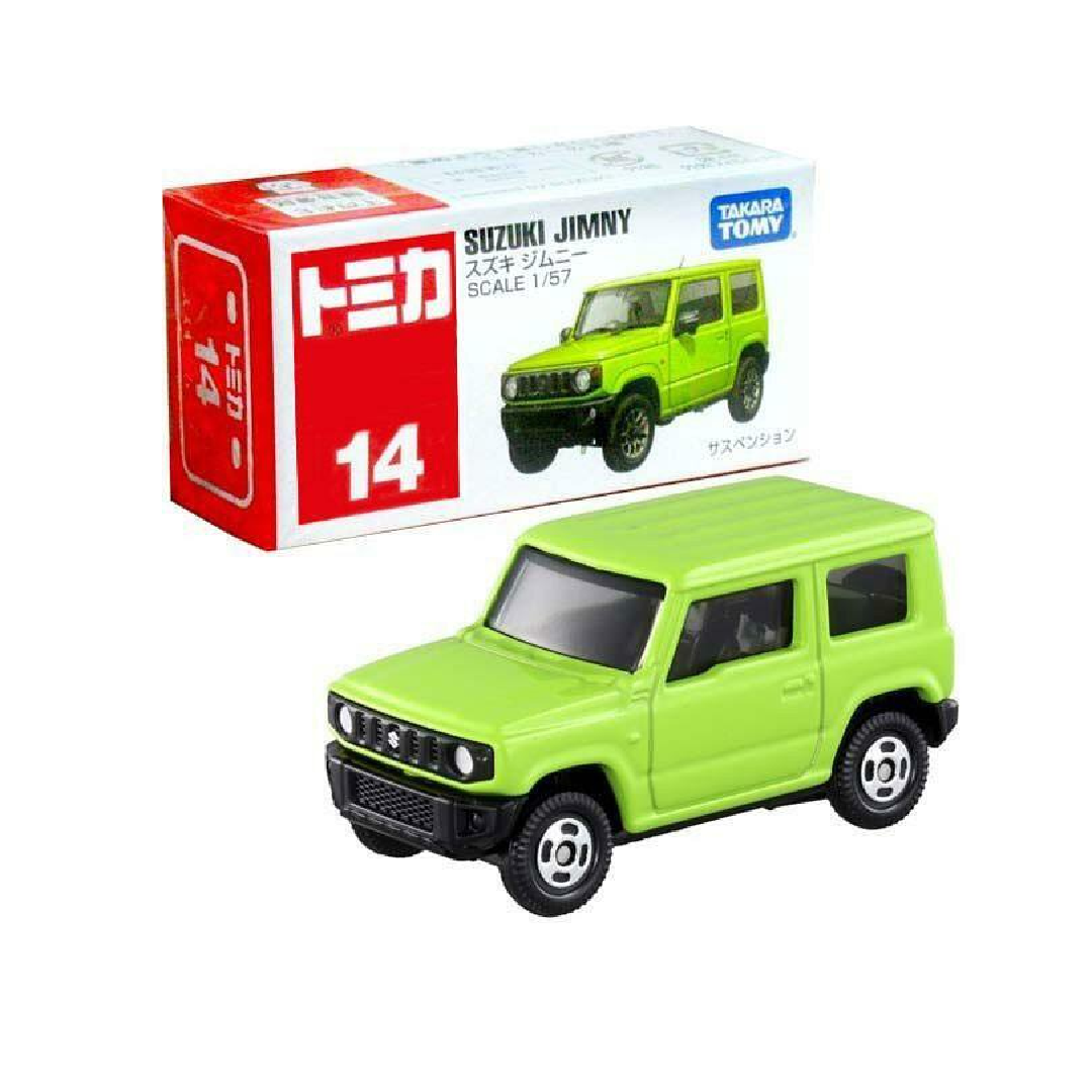 Tomica #14  Suzuki Jimny - TAKARA TOMY -Diecast Scale Model Car - 1/57