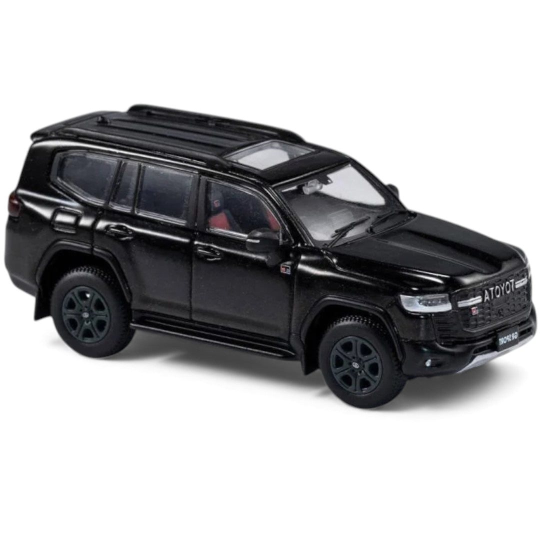 GCD 1:64 Toyota Land Cruiser LC300 Street Version Black LHD– KS-042-158 | Premium Diecast Model Car