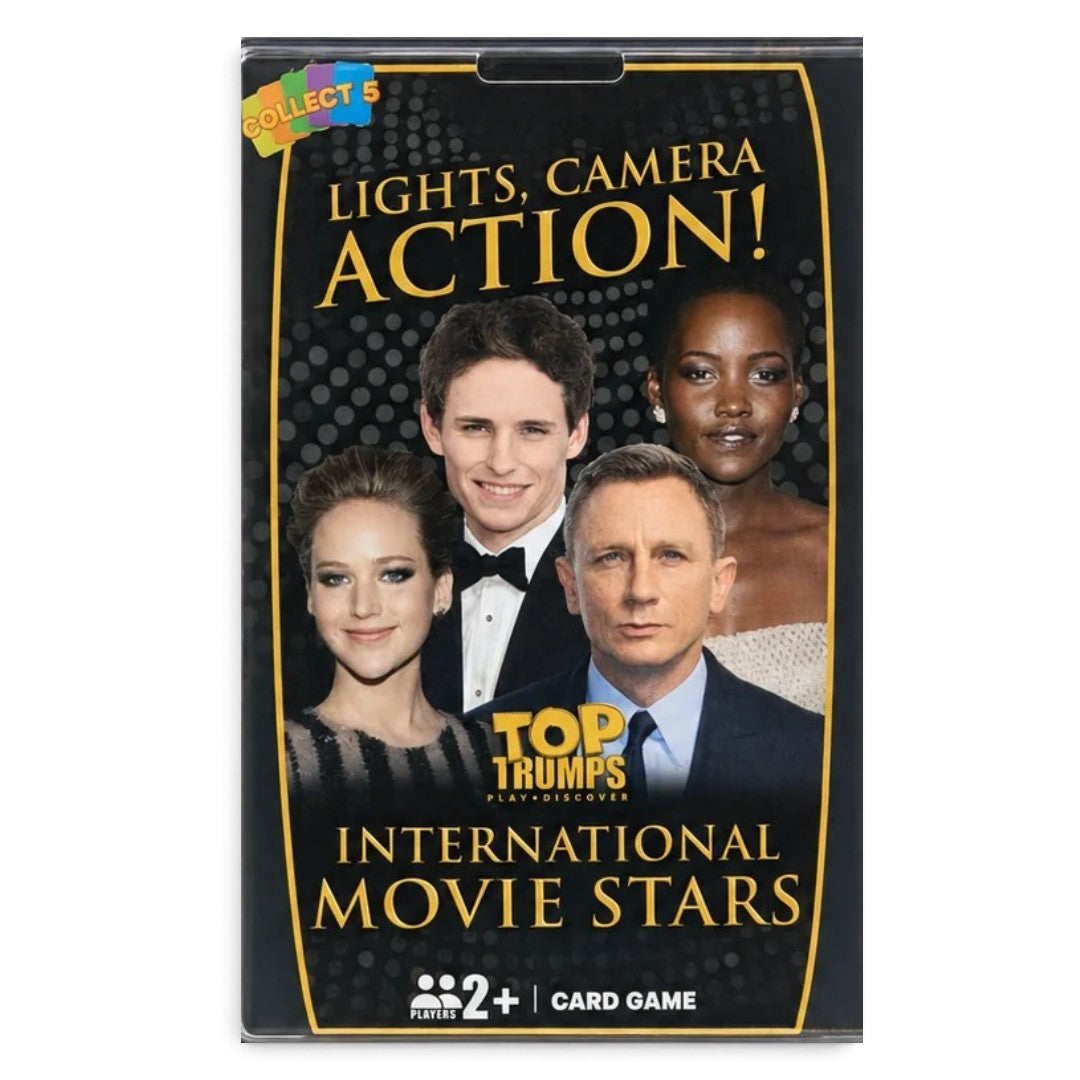 Top Trumps International Movie Stars Rare 2016 Edition – 30 Collectible Celebrity Cards