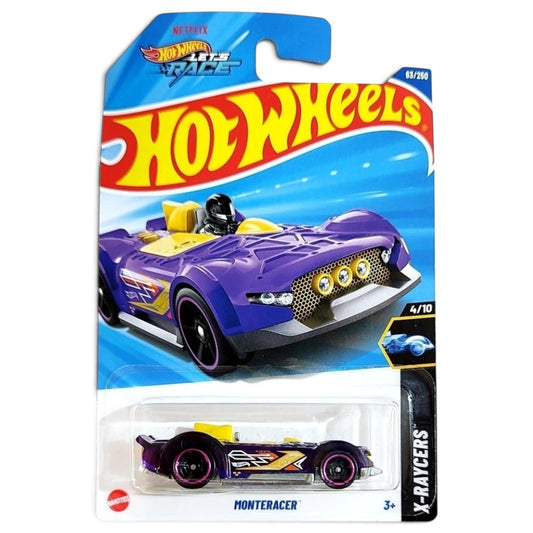 Hot Wheels 5-Car Die-Cast Set – BMW 635 CSi + Monteracer Purple X-Raycers 4/10 + Terra-Tracktyl JBB23 + Birthday Burner Pink + Max Steel Rod Squad | 1:64 Scale