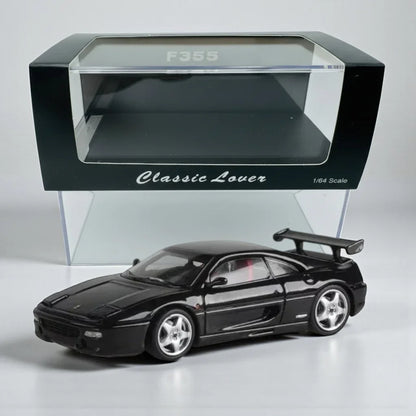 Classic Lover F355  Black 1:64 Scale Diecast Car Model – Collector’s Edition