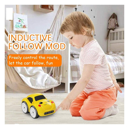 Magic Induction RC Cartoon Car | Gesture Sensing Mini Electric Toy Vehicle for Kids (2.4GHz)