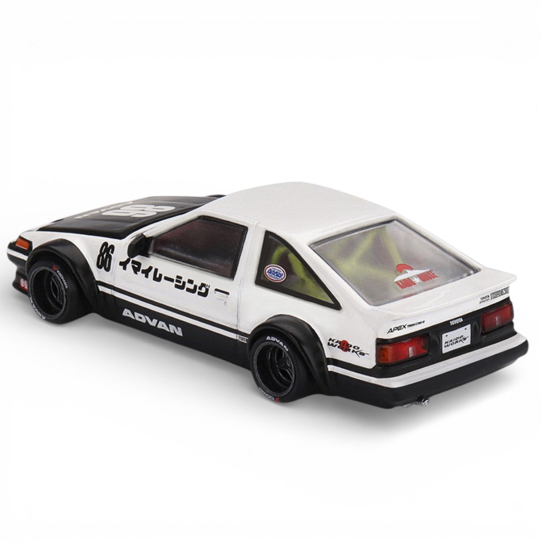 Mini GT 1:64 Kaido House Toyota AE86 Sprinter Trueno Kaido Street V1 Die-Cast Model Car