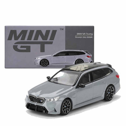 MINI GT 1:64 BMW M5 Touring Brooklyn Grey Metallic Die-Cast Model Car