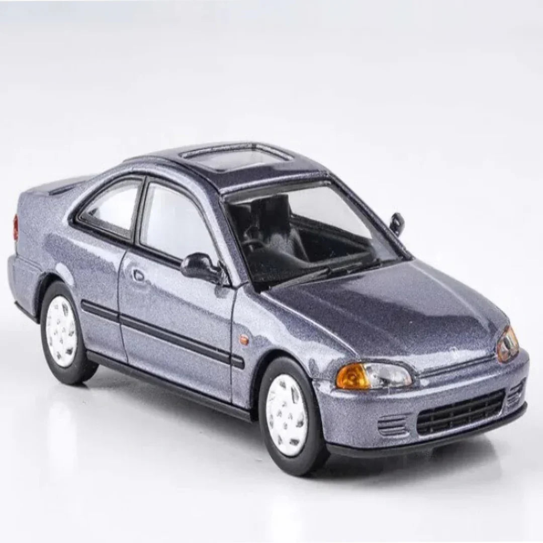 PARA64 1:64 Honda Civic Coupe EJ1 1995 Horizon Grey Diecast Model Car – Classic JDM Collectible