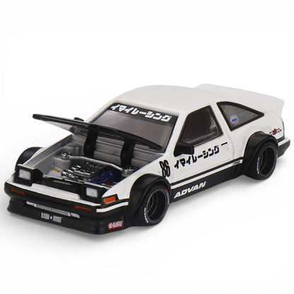 Mini GT 1:64 Kaido House Toyota AE86 Sprinter Trueno Kaido Street V1 Die-Cast Model Car